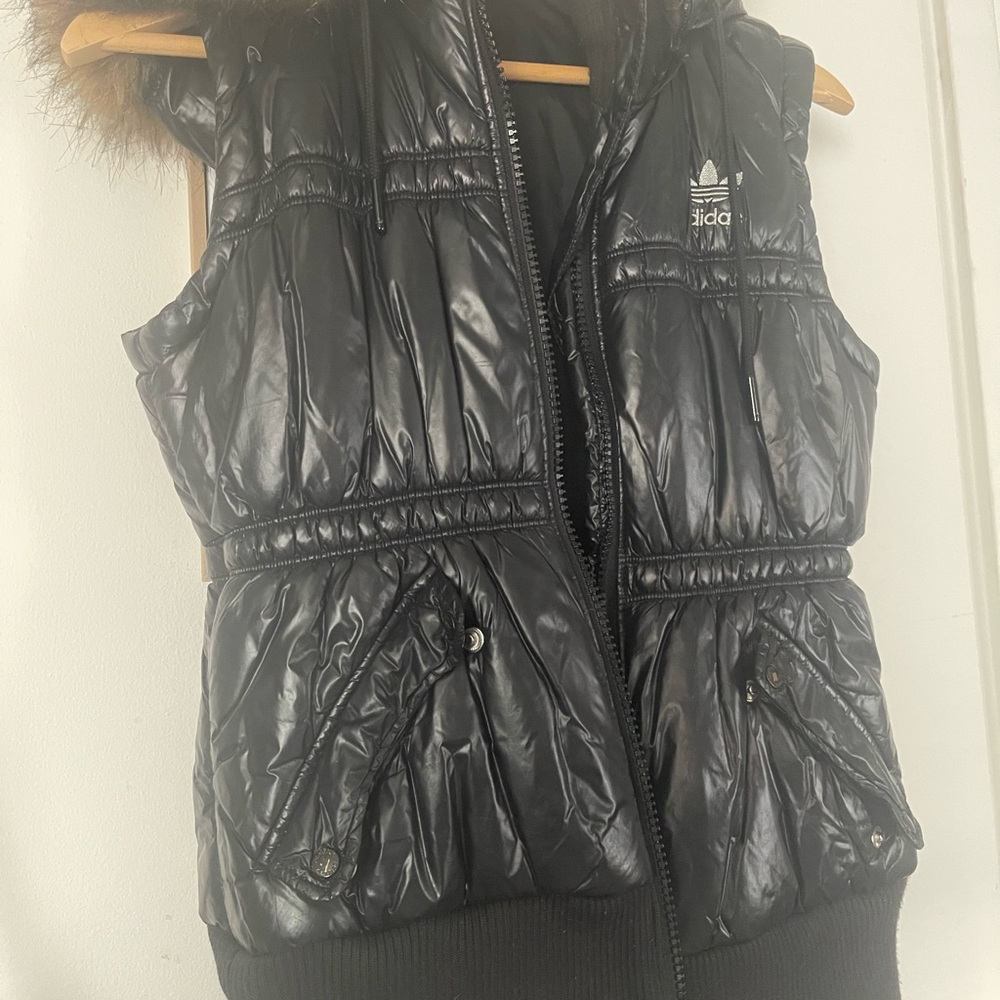 Adidas Women's Black Puffer Vest